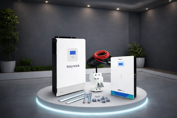 Sistema de respaldo litio medio 3000w 24v para 220v