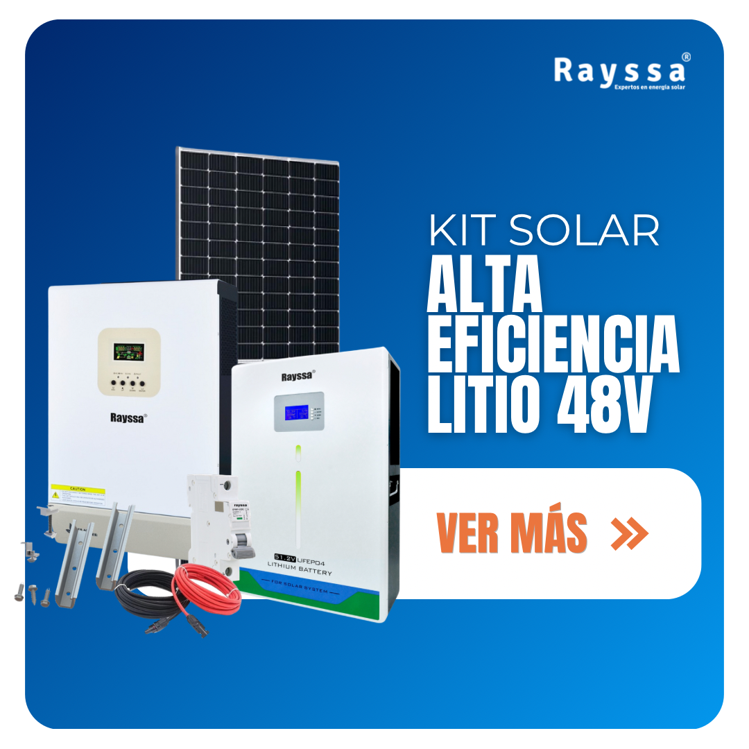 Kit Solar Litio Alta Eficiencia - Sistemas de 48V