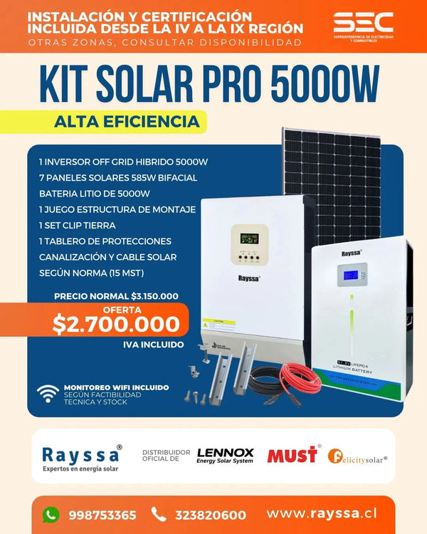 KIT SOLAR PRO 5000W