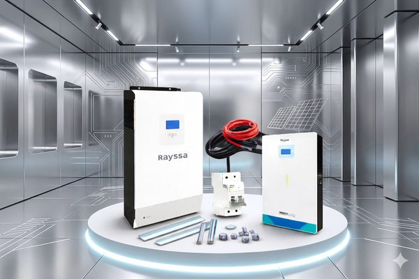 Sistema de respaldo litio base 5000w 48v para 220v