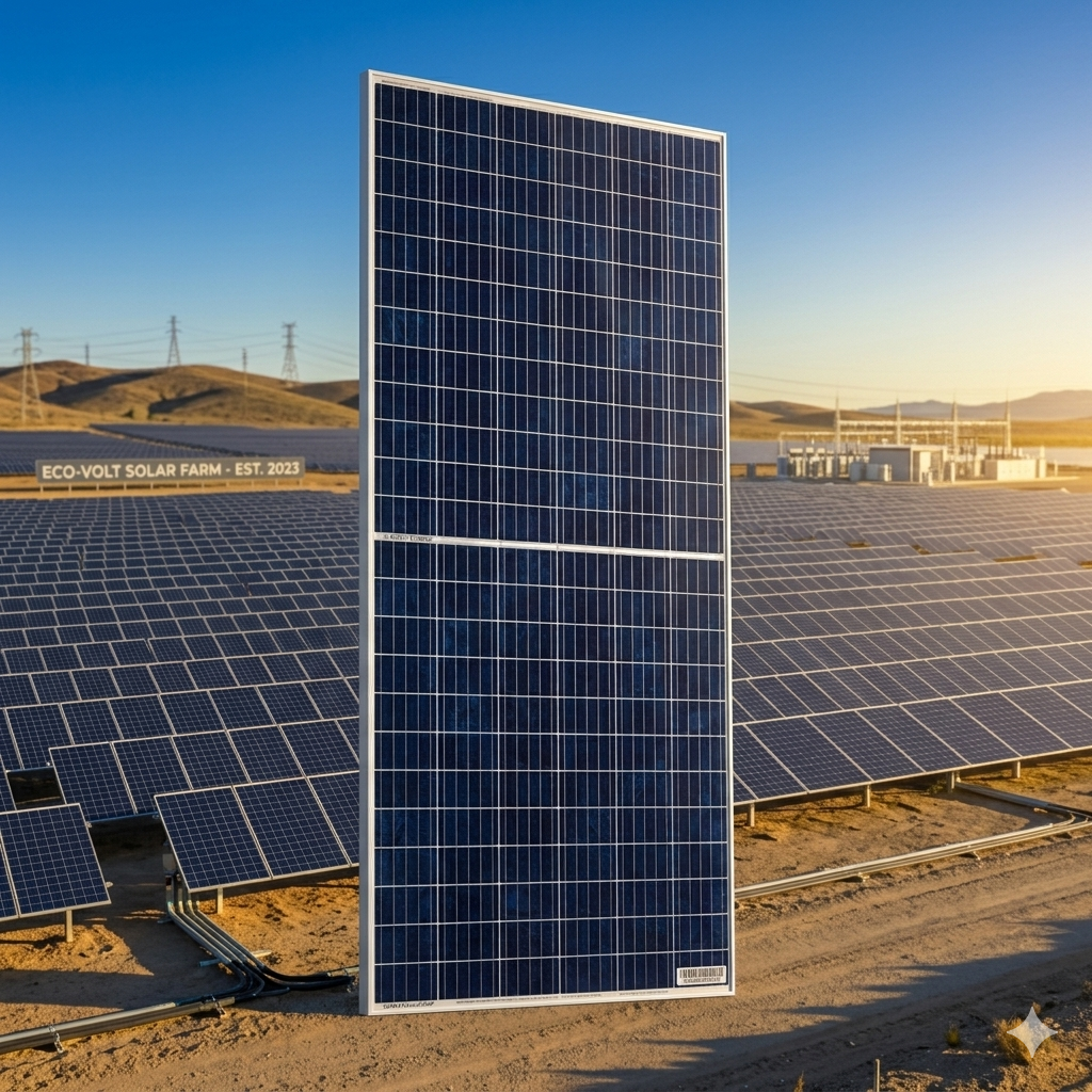 Panel solar monocristalino 620w bifacial