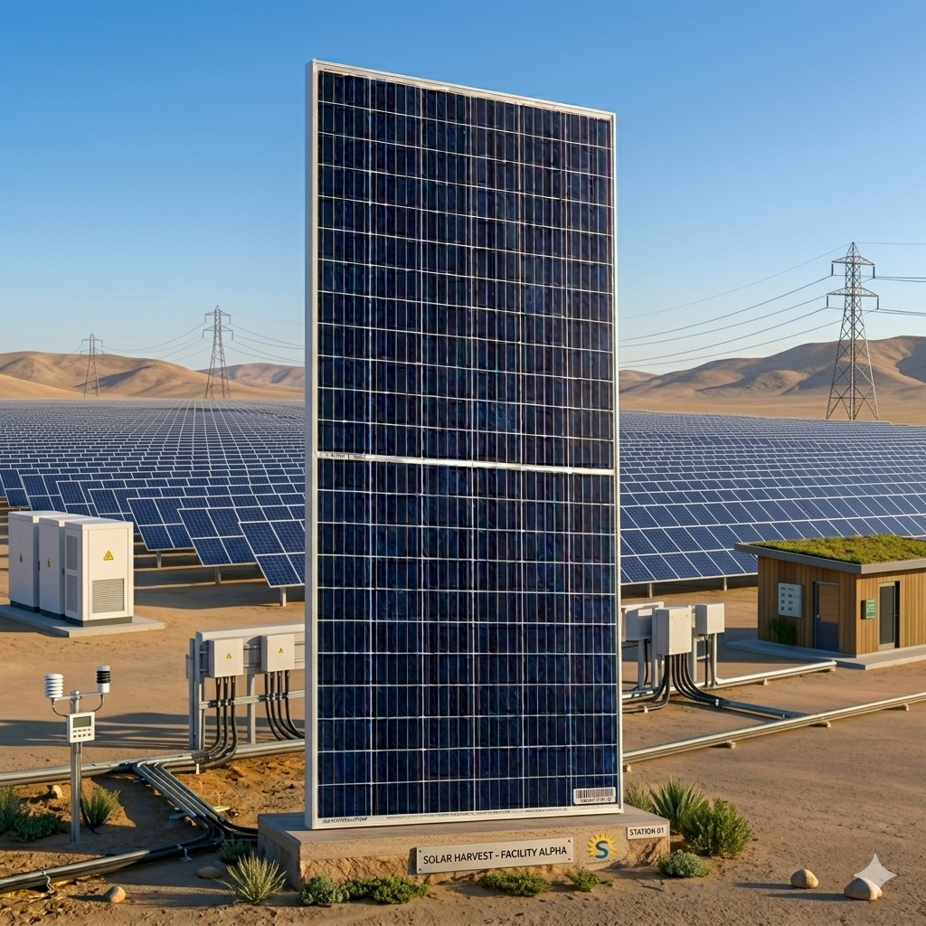 Panel solar monocristalino 585w bifacial