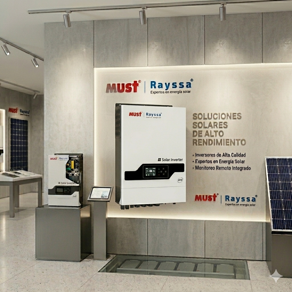Inversor off grid hibrido 8000w 48v Must Rayssa alta eficiencia bms wifi paralelo