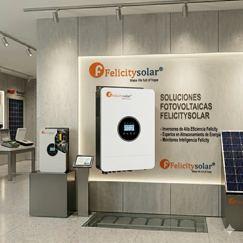 Inversor 6000w 48v off grid hibrido alta eficiencia felicity bms paralelo