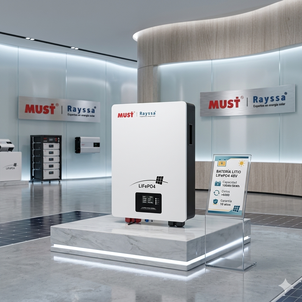 Bateria litio must ba 48v 5120w/h 100a