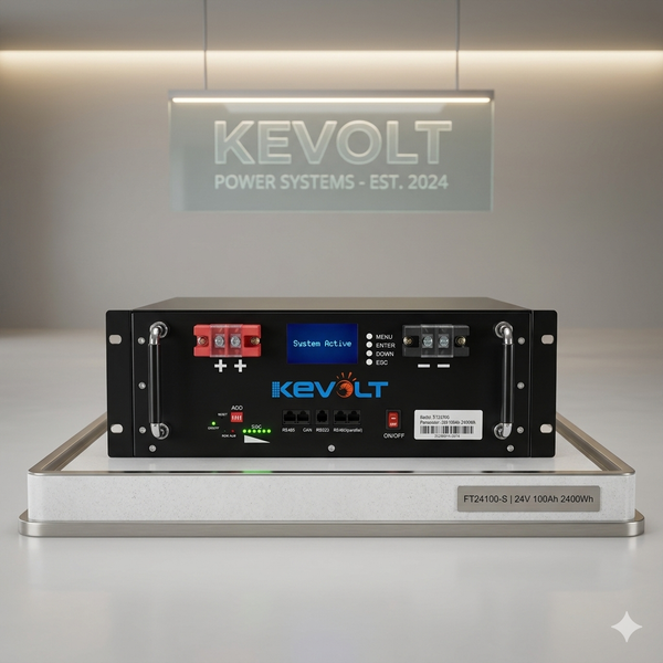 Batería de litio Kevolt 2.56kw 24v 100 ah