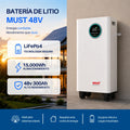 Bateria litio must ca 48v 15000w/h 300a