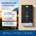 Bateria de litio muro Lennox 5120wh 48v 100 ah