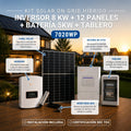 Kit solar on grid híbrido 7020Wp