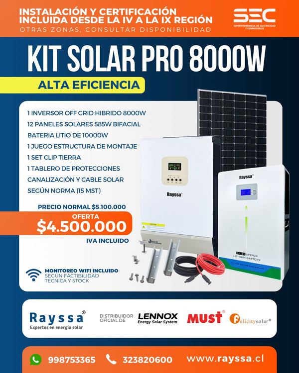 KIT SOLAR PRO 8000W