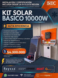 Kit Solar Off Grid basico 10000W | 10 paneles + batería 5.12kW