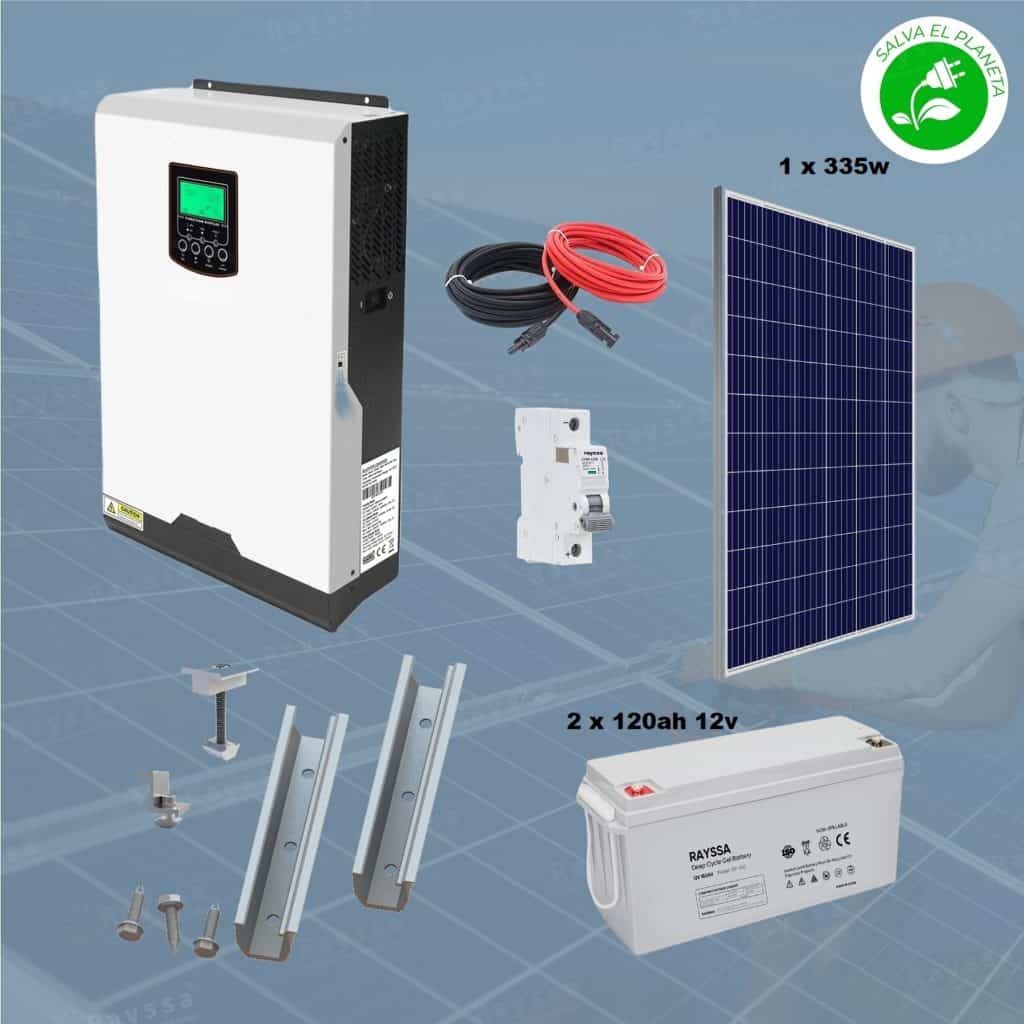 kit solar 2 2000w