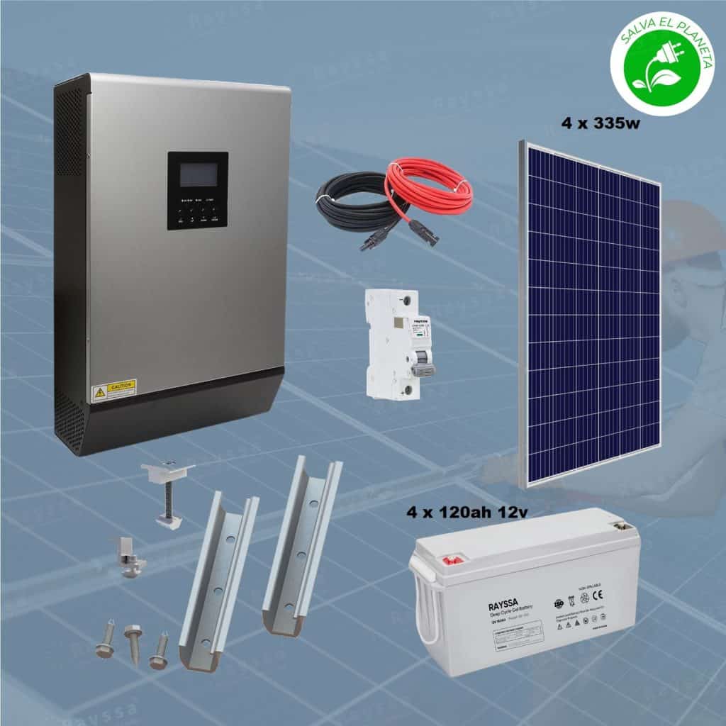 kit solar 2 5000w