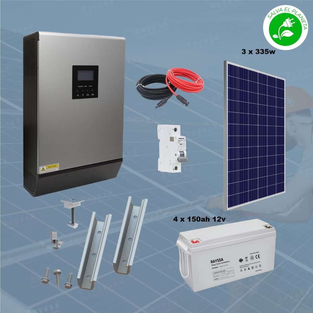 kit solar 5 3000w