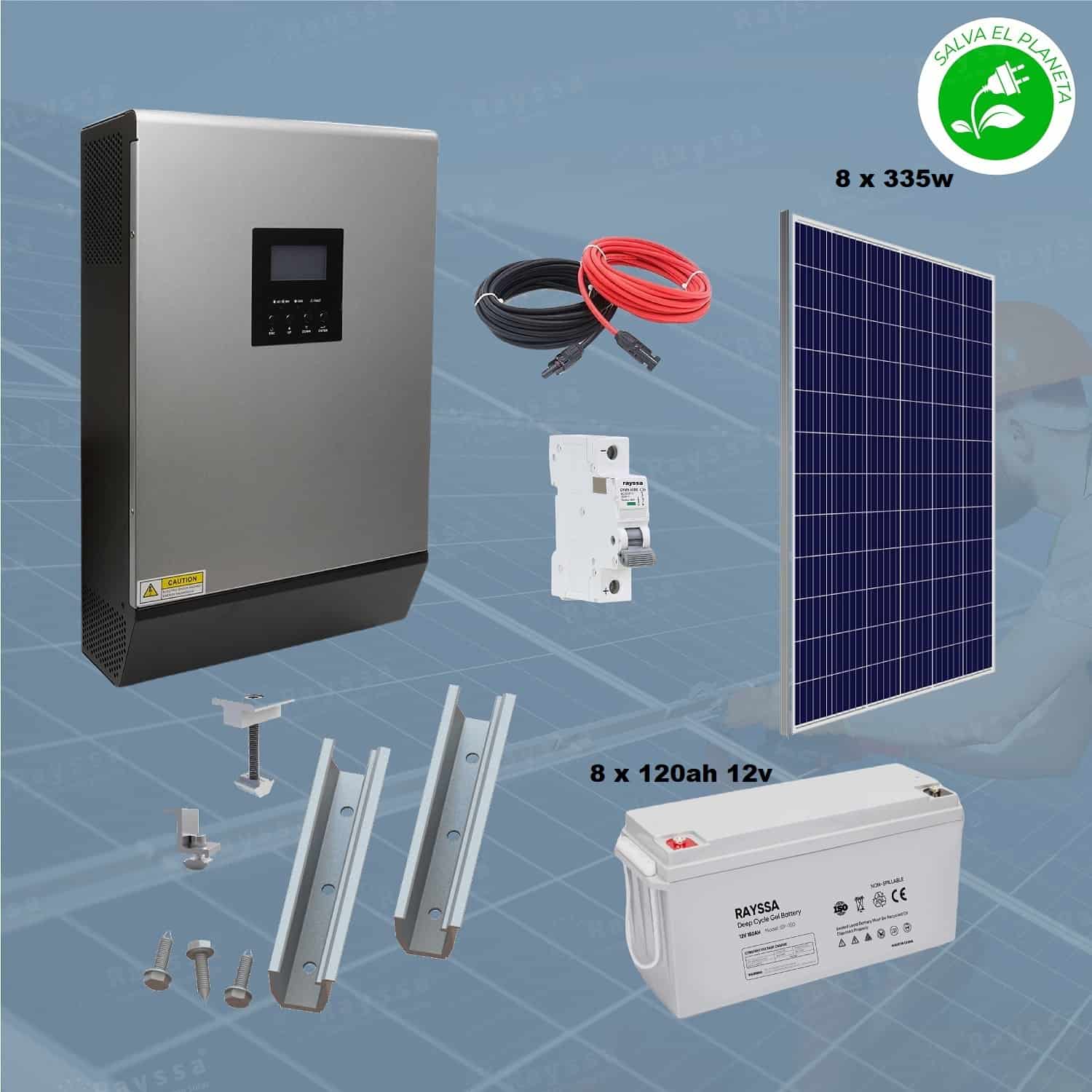kit solar 5-5000w hibrido