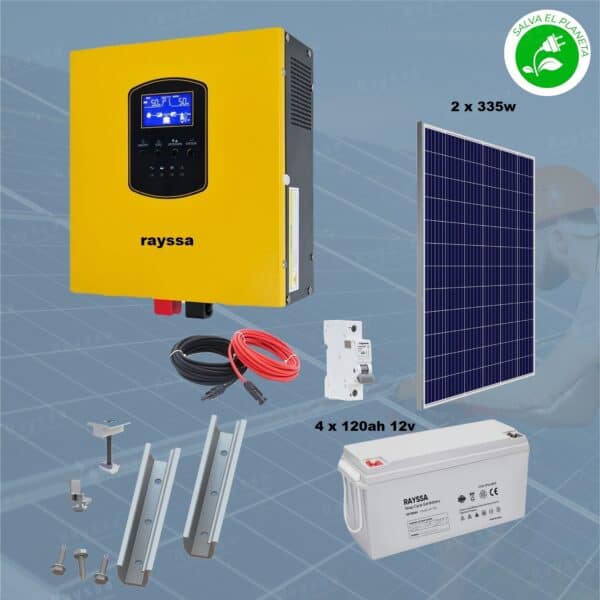 kit solar 5 1500w